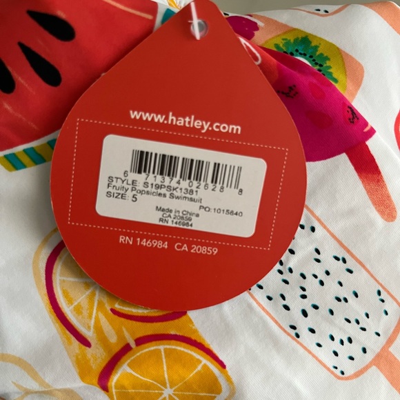 BNWT Hatley girls fruit swimsuit - Picture 5 of 5